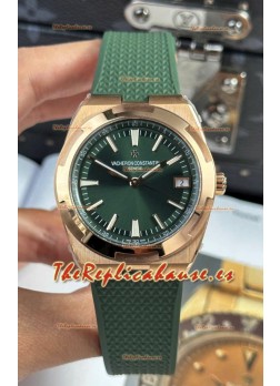 Vacheron Constantin Super Clone Edición Overseas Caja Oro Rosado Correa Goma