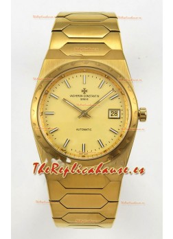 Vacheron Constantin Historiques 222 Reloj Super Clone 37MM Oro Amarillo Dial en Oro