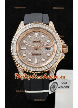 Rolex Yachtmaster 226679TBR Rose Gold 42MM Cal.3135 Reloj Suizo 1:1 Ultimate Acero 904L