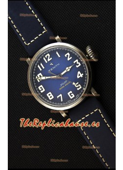 Zenith Pilot Type 20 Extra Especial Reloj Réplica Suizo con Dial en Azul 40MM