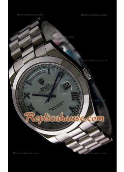 Rolex DayDate Reproducción Reloj Suizo con Números Árabes