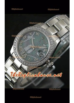 Reloj Rolex Datejust para damas en carcasa acero de 31 mm.