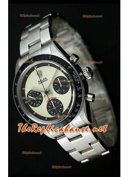Reloj Rolex Cosmograph Daytona 6265 Vintage Esfera blanca Bisel negro