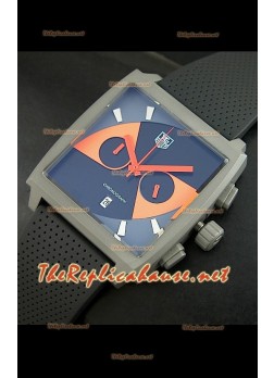 Reloj Tag Heuer Monaco edición japonesa limitada de titanio.