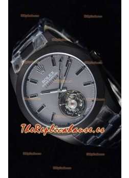 Rolex Milgauss LABELNOIR Tourbillon Reloj Réplica Suizo Caja revestida de PVD