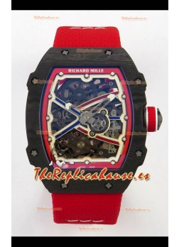 Richard Mille RM67-02 Negro NTPT 37 Gramos Movimiento clon CRMA7