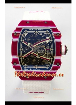 Richard Mille RM67-02 Rojo NTPT 37 Gramos Movimiento clon CRMA7