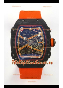 Richard Mille RM67-02 Negro NTPT 37 Gramos Movimiento clon CRMA7