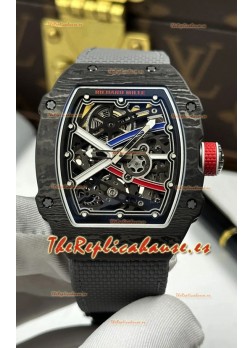 Richard Mille RM67-02 Negro NTPT 37 Gramos Movimiento clon CRMA7
