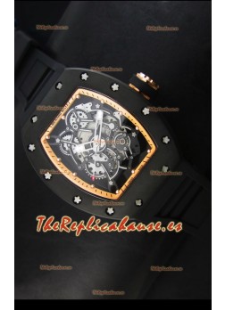 Richard Mille RM055 Bubba Watson Reloj Réplica Suizo Indicadores en Oro