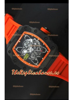 Richard Mille RM35-01 Edición Rafael Nadal, Reloj Réplica Suizo Indicadores en Naranja