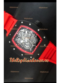 Richard Mille RM055 Bubba Watson Reloj Réplica Suizo en Negro