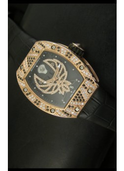 Richard Mille RM051 Tourbillon Reloj Suizo Caja en Oro Rosa