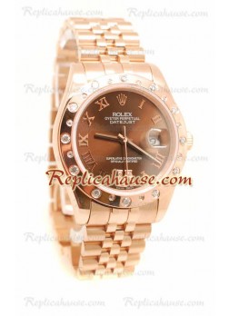 Rolex Réplica Datejust Gold Reloj