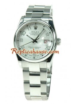 Rolex Datejust Suizo Silver Reloj