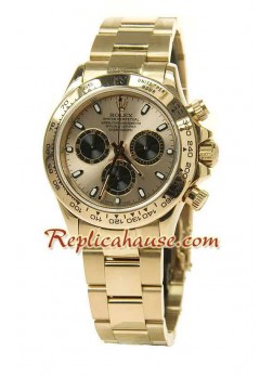 Rolex Réplica Daytona Gold Reloj Suizo