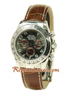 Rolex Réplica Daytona Cuero Suizo Reloj