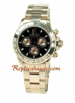 Rolex Réplica Daytona Suizo Oro Rosa Reloj - 2011 Edición