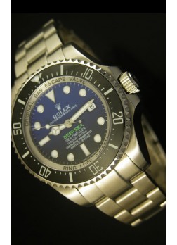 Rolex Sea Dweller Deepsea Reloj Suizo Dial Azul