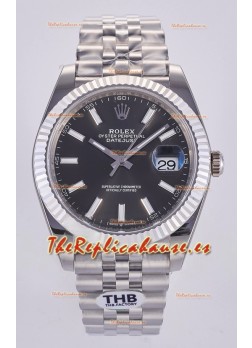 Reloj Datejust Superclon 126334 con esfera gris, 41 mm, MVMNT con volante de inercia variable 3235