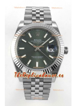 Reloj Datejust Superclon 126334 con esfera verde, 41 mm, MVMNT con volante de inercia variable 3235