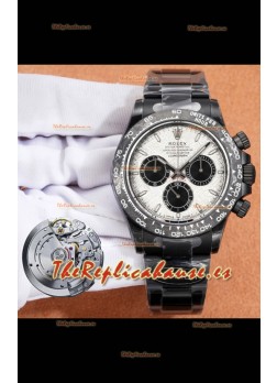 Reloj Rolex Daytona Blaken 4131 con movimiento y esfera de meteorito, réplica perfecta
