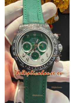Reloj Rolex Daytona DiW Ramadan Superclon de Fibra de Carbono