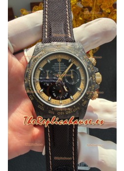 Reloj Rolex Daytona DiW Cream Invert Gold de fibra de carbono Superclon