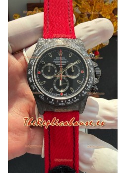 Reloj Rolex Daytona DiW Superclon de Fibra de Carbono Negra
