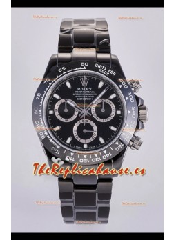 Reloj Rolex Daytona AET Black Ceramic con movimiento 4130, réplica de alta calidad