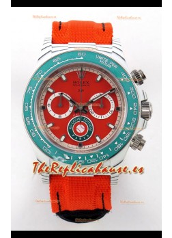 Reloj Rolex Daytona DiW RG Course Edition con esfera roja y carbono blanco, superclon