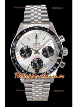 Reloj Rolex Daytona Paul Newman 37MM Edición Cartier con esfera de acero y cuerda manual, superclon