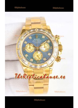 Reloj Rolex Daytona 116519 Superclon de oro amarillo con esfera perlada