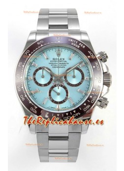 Reloj Rolex Daytona 126506 con marcadores de cristal azul hielo y mecanismo MVMNT con volante de inercia variable, superclon