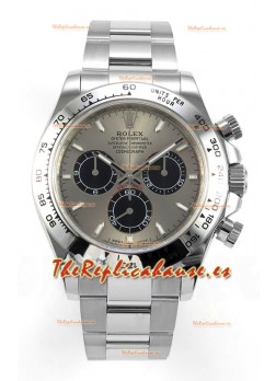 Reloj Rolex Daytona 126509 con esfera plateada, marcadores de bastón y MVMNT con volante de inercia variable, superclon