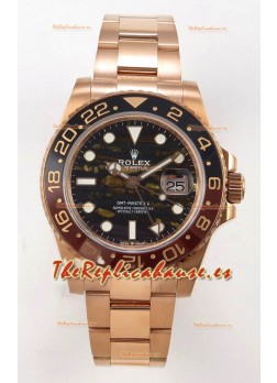 GMT Masters 126715CHNR Esfera de hierro tigre Cal.3285 MVMNT con volante de inercia variable Superclon