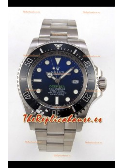 Reloj Rolex Sea-Dweller Deepsea Deep Blue REF# 136660 con mecanismo de resorte libre, superclon