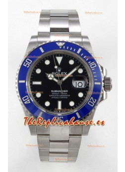 Reloj Rolex Submariner 126619LB Cookie Monster con mecanismo de resorte libre, superclon