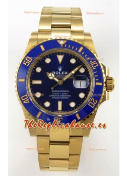 Reloj Rolex Submariner 122618LB con mecanismo de resorte libre, superclon