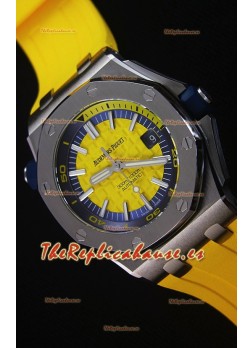 Audemars Piguet Royal Oak New Diver Reloj Replica Suizo a escala 1:1 Color Amarillo