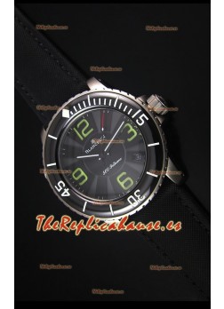 Blancpain 500 Fathoms Reloj Replica Suiza con Dial Gris - Edicion Escala Espejo 1:1