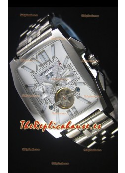 Breitling For Bentley Flying B Reloj Cronógrafo Japonés Dial Blanco