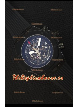 Hublot Big Bang Unico All Black Sapphire Reloj Replica de Cuarzo 45MM
