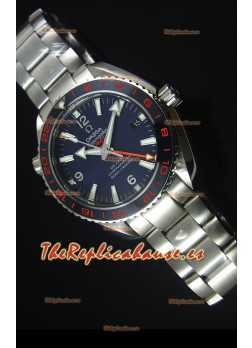 Omega Seamaster Planet Ocean 600M GMT Good Planet Reloj Replica Suizo escala 1:1