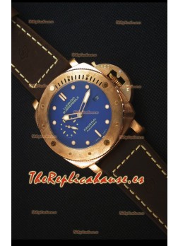 Panerai PAM617T Bronzo Reloj Replica - Última Versión Actualizada - Dial Azul