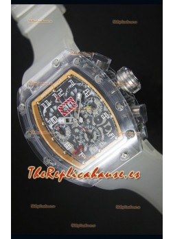 Richard Mille RM056-1 Tourbillon Felipe Massa Reloj Cronógrafo Bisel color Beige Bezel Watch