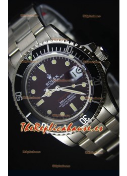 Rolex Submariner 1680 Edición Vintage Dial color Café Reloj Replica Suizo a Espejo 1:1