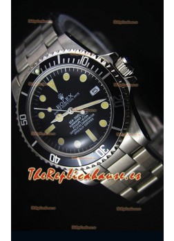 Rolex Sea Dweller Submariner 2000 Estilo Vintage Reloj con Movimiento Japonés