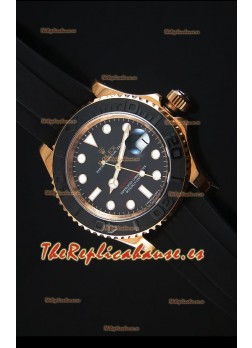 Rolex Yachtmaster 116655 Everose Gold Reloj Replica escala 1:1 en Cerámica