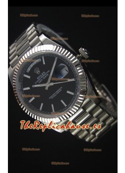 Rolex Day-Date Reloj Replica Acero Inoxidable 40MM Movimiento Suizo 2836-2